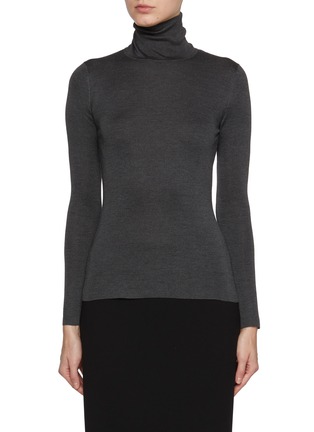 Main View - Click To Enlarge - THE ROW - Imli Turtleneck Silk Top