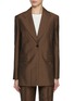 Main View - Click To Enlarge - THE ROW - Vermont Notch Lapel Single Breasted Mohair Wool Blazer