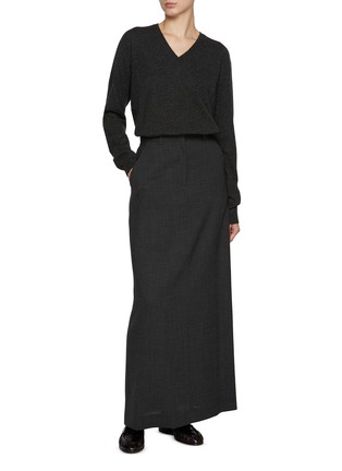 Figure View - Click To Enlarge - THE ROW - Roux Virgin Wool Skirt