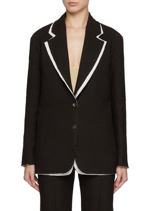 Main View - Click To Enlarge - THE ROW - Lysandre Single Breasted Jacket