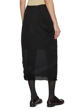 Back View - Click To Enlarge - THE ROW - Yuki Pleated Skirt