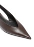 Detail View - Click To Enlarge - TOTEME - Wedge-Heel Leather Slingback Pumps