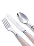 Detail View - Click To Enlarge - ALAIN SAINT-JOANIS - Ravel Stainless Steel Cutlery Set of 4 — Pink