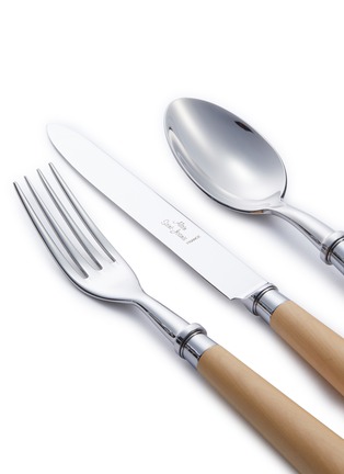 Detail View - Click To Enlarge - ALAIN SAINT-JOANIS - Julia Stainless Steel Cutlery Set of 4 — Boxwood