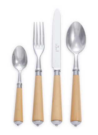 Main View - Click To Enlarge - ALAIN SAINT-JOANIS - Julia Stainless Steel Cutlery Set of 4 — Boxwood