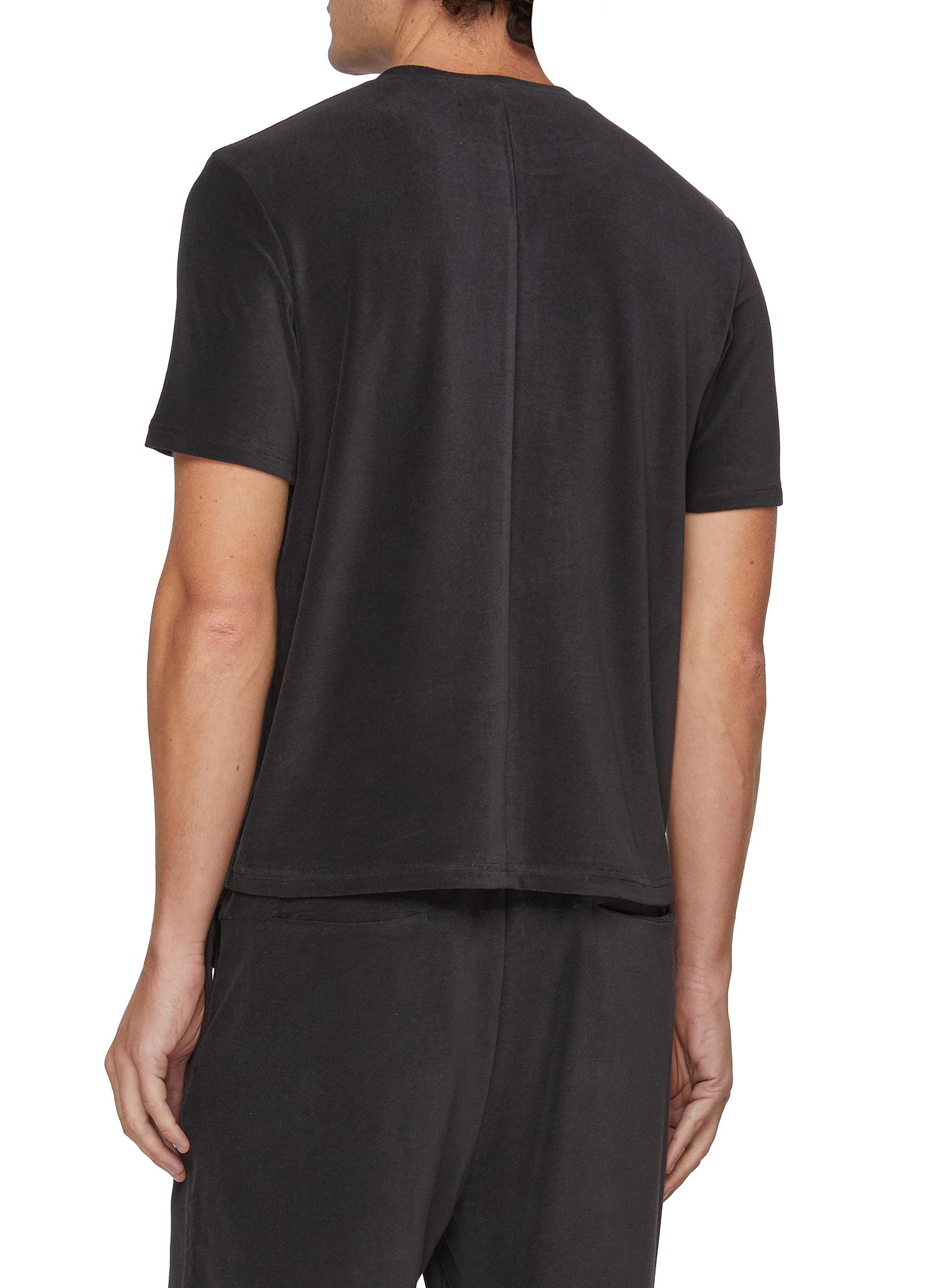 High Gauge Cotton Blend T-Shirt - Thumbnail 3