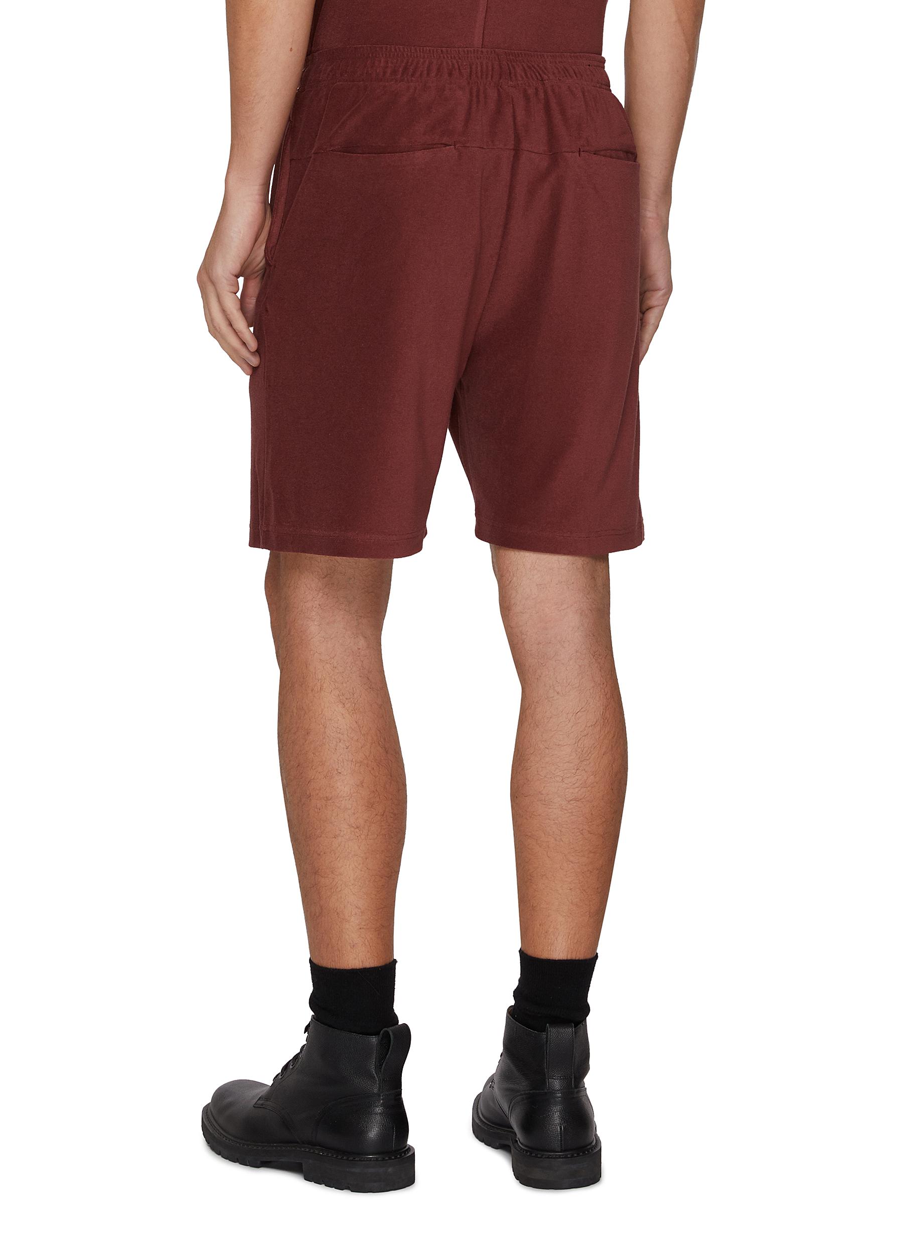 High Gauge Pile Cotton Blend Shorts - Thumbnail 3