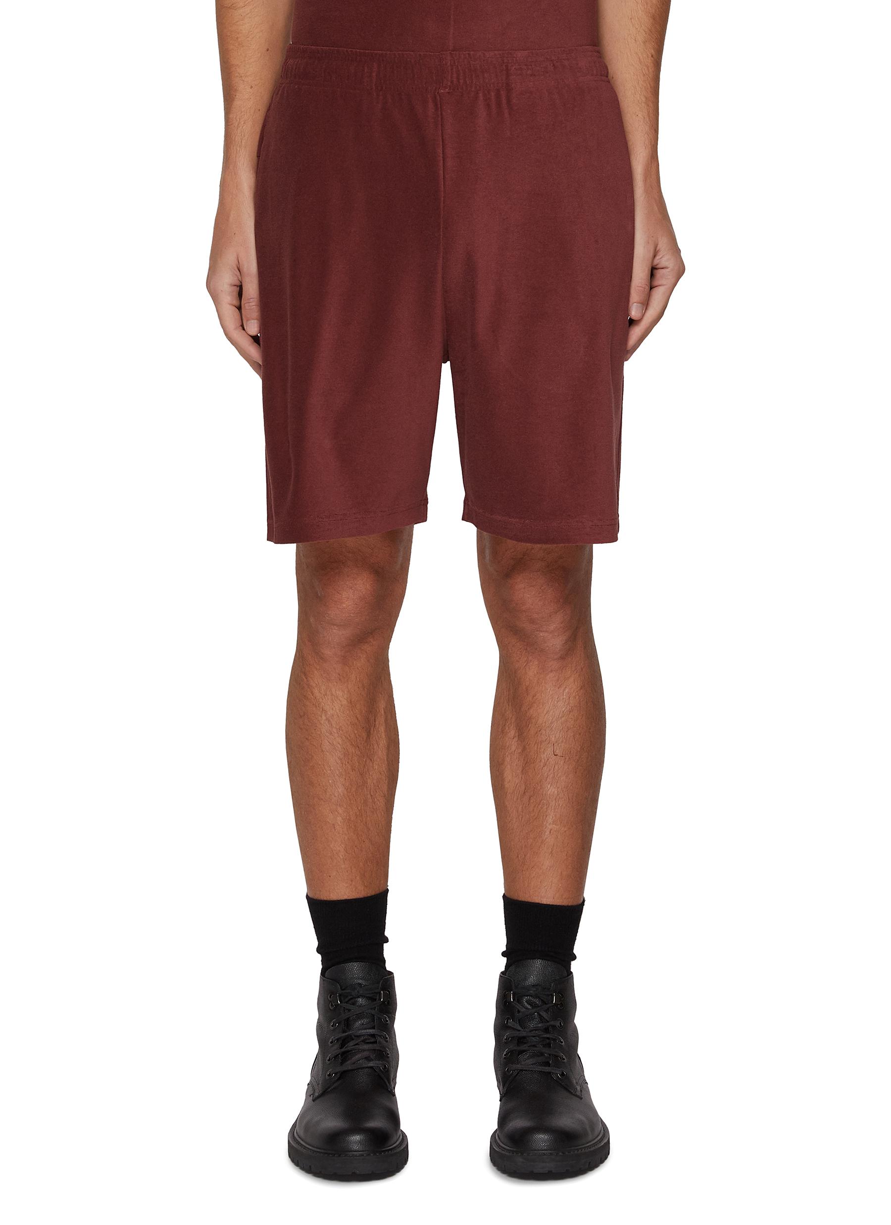 High Gauge Pile Cotton Blend Shorts