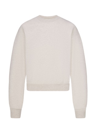 Main View - Click To Enlarge - SKIMS - Cotton Fleece Classic Crewneck Sweater