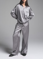 SKIMS | Silk Oversized Long Sleep Set | Women | Lane Crawford