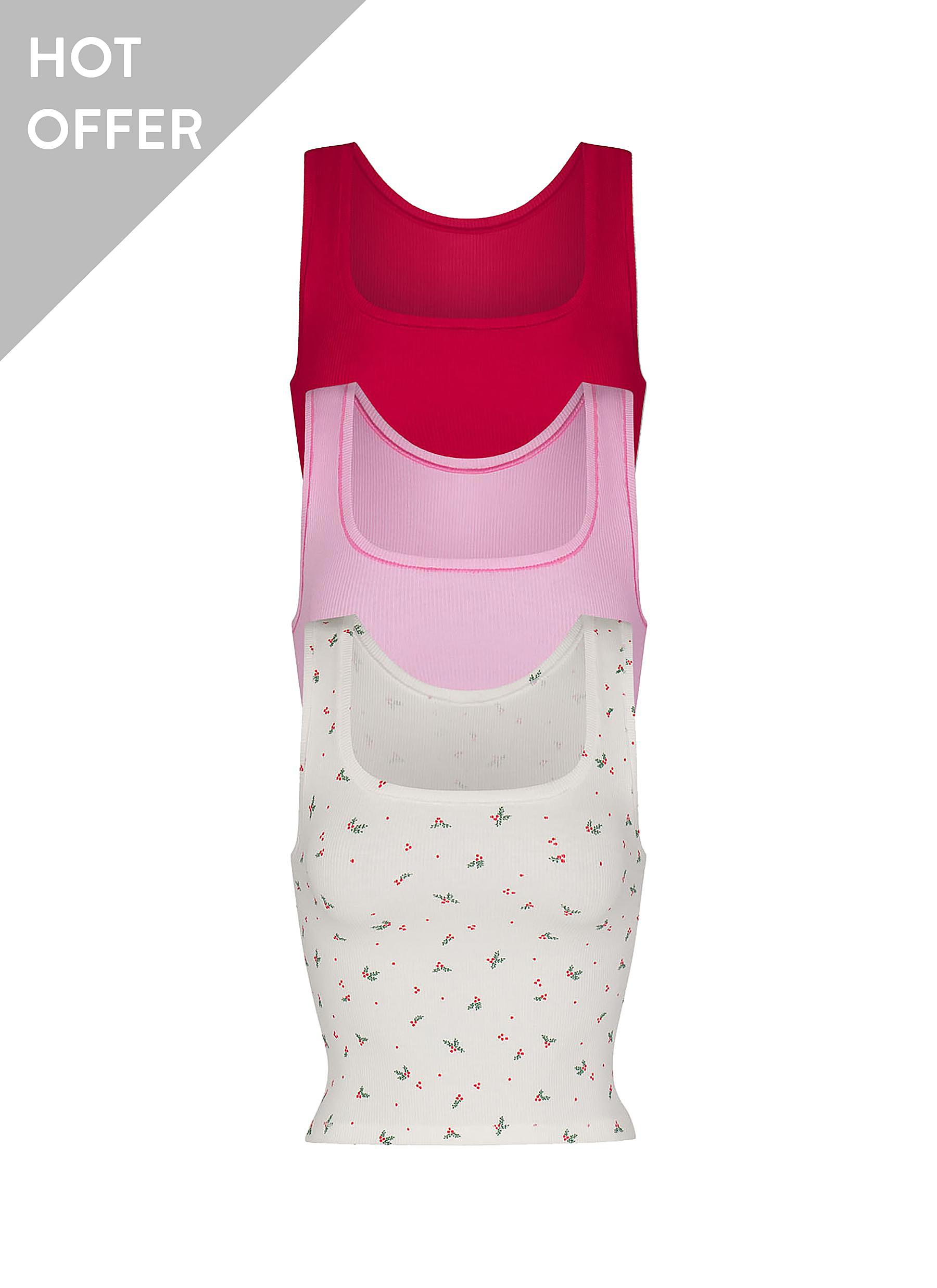 SKIMS | Cotton Rib Tank — Set Of 3 | Women | Lane Crawford