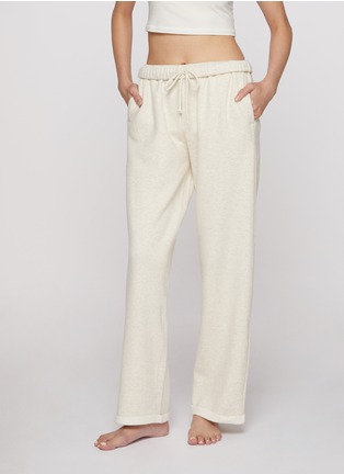 Figure View - Click To Enlarge - SKIMS - Cotton Fleece Classic Straight Leg Pants