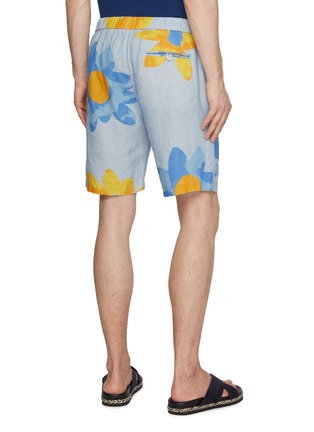 Back View - Click To Enlarge - FRESCOBOL CARIOCA - X John Booth Capsule Felipe Linen Shorts