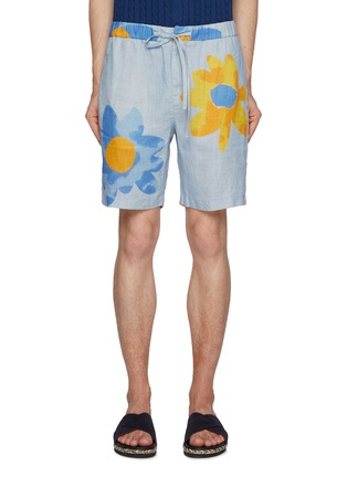 Main View - Click To Enlarge - FRESCOBOL CARIOCA - X John Booth Capsule Felipe Linen Shorts