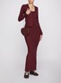 Back View - Click To Enlarge - SKIMS - Soft Lounge Petite Long Slip Dress