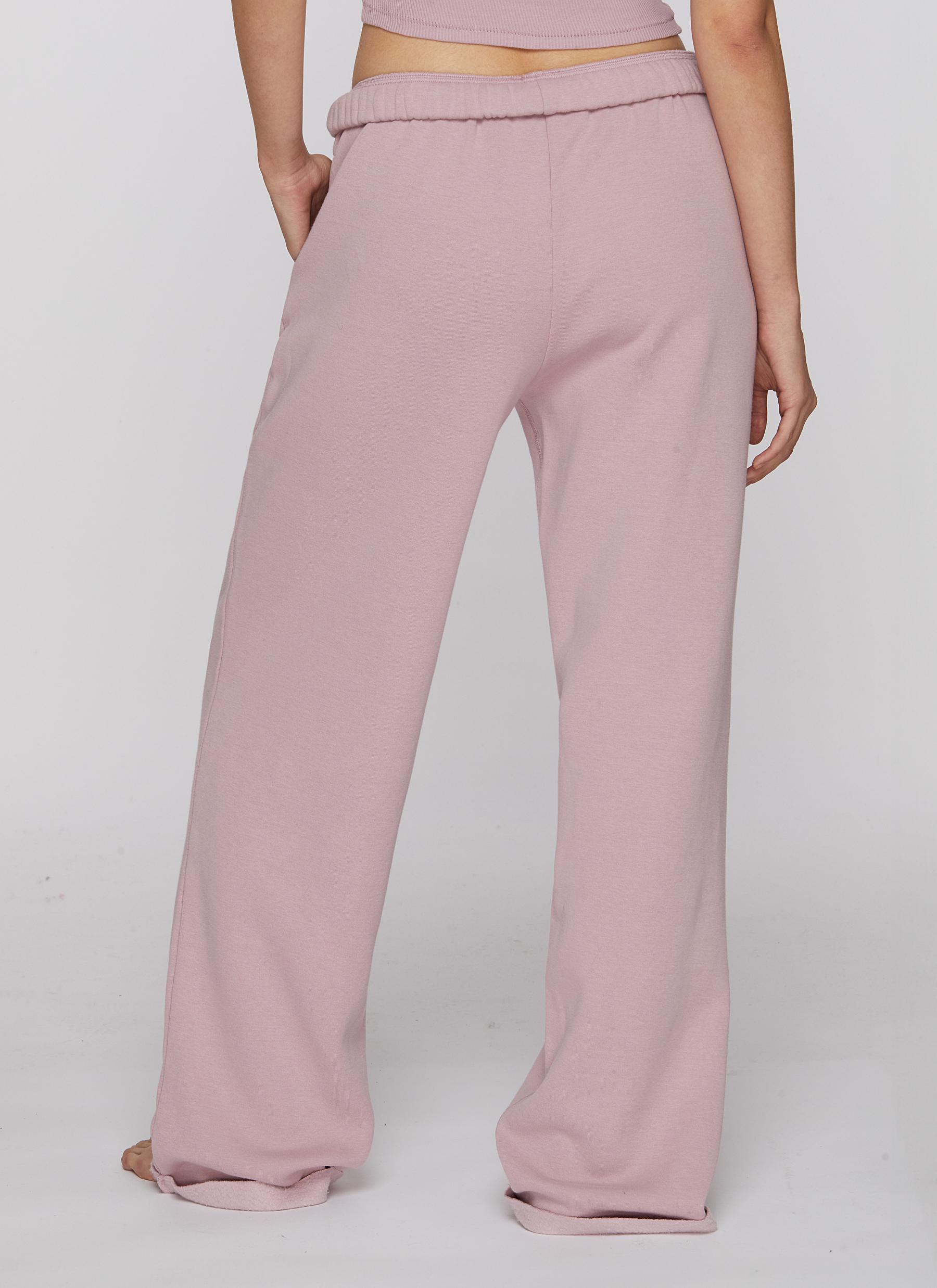 Cotton Fleece Classic Straight Leg Pants - Thumbnail 3