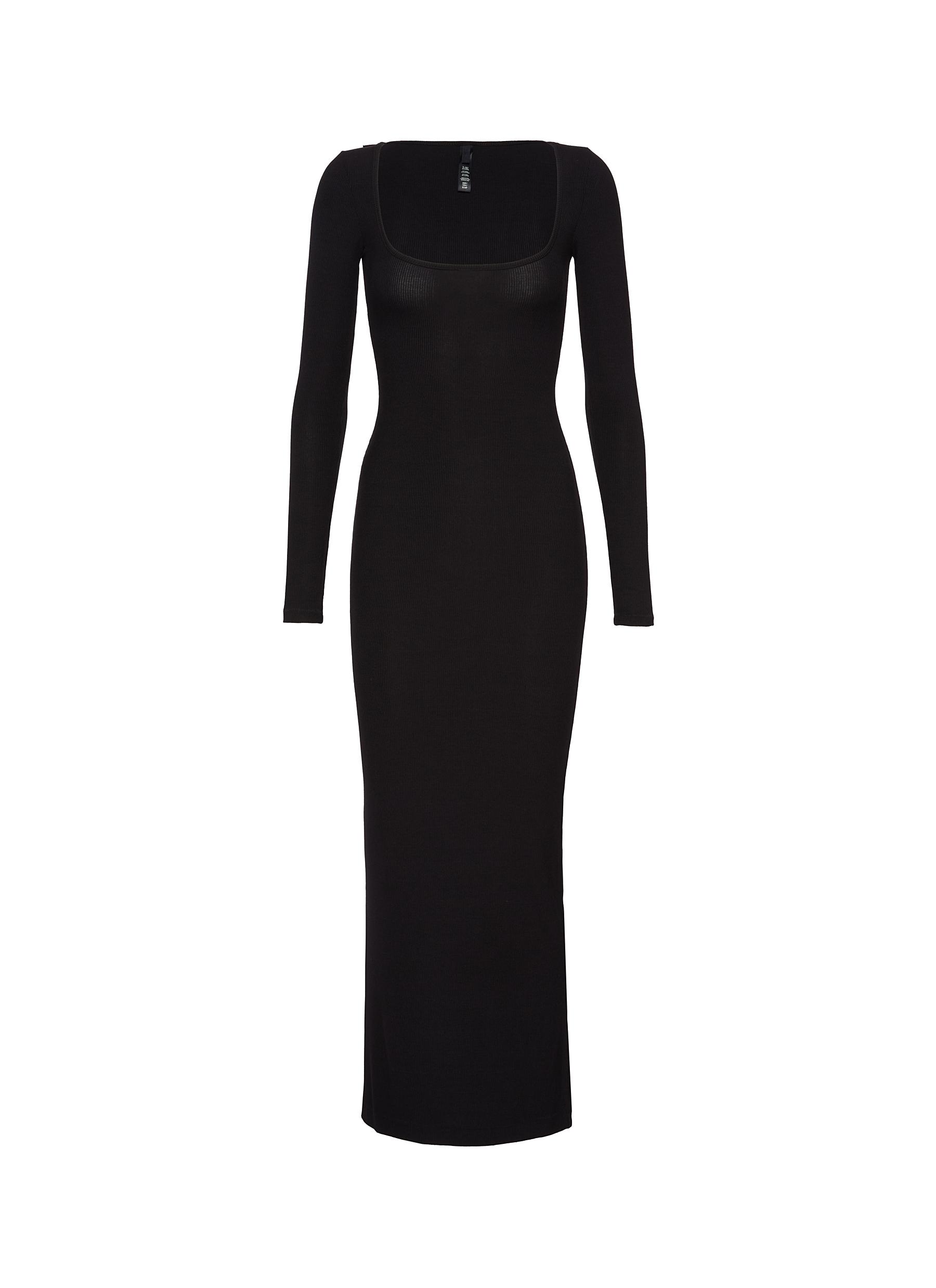 SKIMS | Soft Lounge Petite Long Sleeve Slip Dress | Women