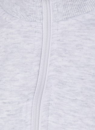  - SKIMS - Cotton Fleece Cropped Half Zip Sweater