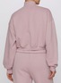 Front View - Click To Enlarge - SKIMS - Cotton Fleece Cropped Half Zip Sweater