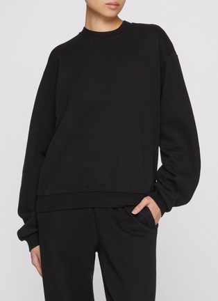 Figure View - Click To Enlarge - SKIMS - Cotton Fleece Classic Crewneck