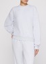 Figure View - Click To Enlarge - SKIMS - Cotton Fleece Classic Crewneck