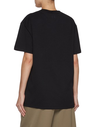 Back View - Click To Enlarge - LOEWE - Oversized Patchwork Graphic Print Cotton Blend T-Shirt