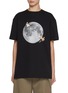 Main View - Click To Enlarge - LOEWE - Oversized Patchwork Graphic Print Cotton Blend T-Shirt