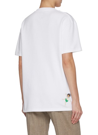 Back View - Click To Enlarge - LOEWE - Oversized Suna Fujita Whale Cotton Blend T-Shirt