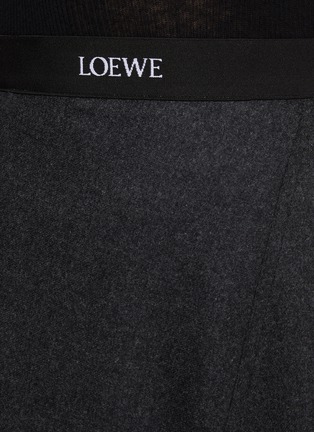  - LOEWE - Asymmetrical Wool Cashmere Skirt