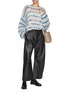 Figure View - Click To Enlarge - LOEWE - Knitted Anagram Mohair Wool Blend Sweater