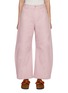 Main View - Click To Enlarge - LOEWE - Panelled Knee Cotton Barrel Pants