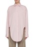 Main View - Click To Enlarge - LOEWE - Angled Hem Cotton Shirt