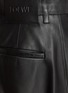  - LOEWE - Panelled Knee Leather Barrel Pants