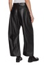 Back View - Click To Enlarge - LOEWE - Panelled Knee Leather Barrel Pants