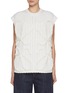 Main View - Click To Enlarge - LOEWE - Cap Sleeves Anagram Wool Vest