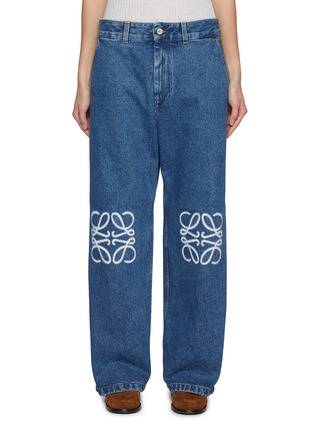 Main View - Click To Enlarge - LOEWE - Anagram Baggy Jeans