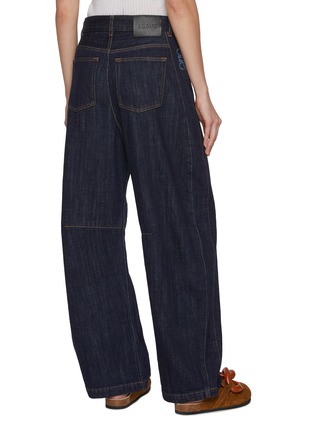 Back View - Click To Enlarge - LOEWE - Stitched Anagram Barrel Jeans