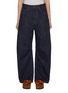 Main View - Click To Enlarge - LOEWE - Stitched Anagram Barrel Jeans