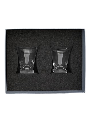 Back View - Click To Enlarge - THOM BROWNE - Yacht N.3 4 Bar Glass — Set of 2