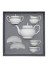 Front View - Click To Enlarge - THOM BROWNE - x Haviland 4 Bar Porcelain Tea Time Set