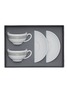 Detail View - Click To Enlarge - THOM BROWNE - x Haviland 4 Bar Porcelain Tea Cup Set