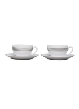 Main View - Click To Enlarge - THOM BROWNE - x Haviland 4 Bar Porcelain Tea Cup Set