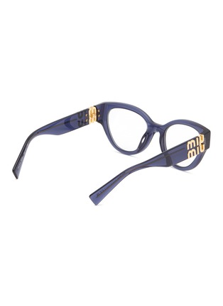 Figure View - Click To Enlarge - MIU MIU - Acetate Oval Optical Glasses