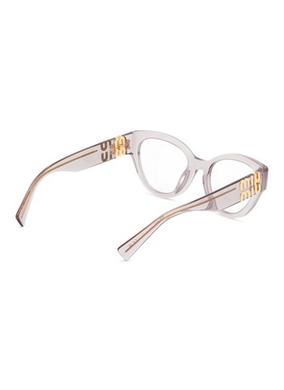 Figure View - Click To Enlarge - MIU MIU - Acetate Oval Optical Glasses