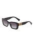 Main View - Click To Enlarge - MIU MIU - Acetate Rectangle Sunglasses