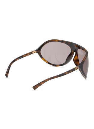 Figure View - Click To Enlarge - MIU MIU - Acetate Oval Sunglasses