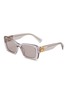 Main View - Click To Enlarge - MIU MIU - Acetate Rectangle Sunglasses