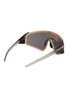 Figure View - Click To Enlarge - OAKLEY - Single Lens Latch™ Panel Rectangle Unisex Sunglasses