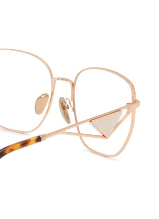 Detail View - Click To Enlarge - PRADA - Metal Butterfly Optical Glasses