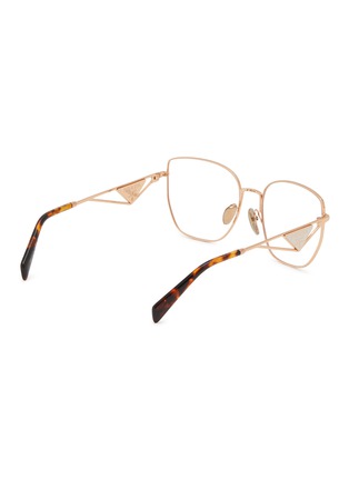 Figure View - Click To Enlarge - PRADA - Metal Butterfly Optical Glasses